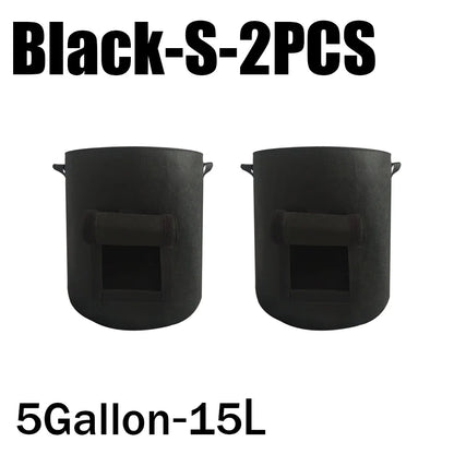 3Styles Felt, plant grow bags, nonwoven fabric garden potato pot, greenhouse vegetable growing bags, moisturizing vertical tools