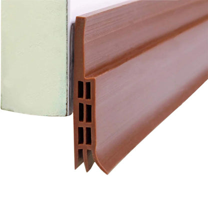 1m Under Door Draft Stopper Weatherstrip 5 Colors Flexible Silicone Rubber Sealing Strip Self-adhesive Window Gap Acoustic Tape