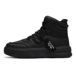 New Fashion Casual Sneakers High Top Skateboard Shoes Student Boots Men and Women Trend Wear-Resistant Two-Color Couples