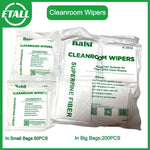 KAISI 50pcs 200pcs Anti Static LCD Cleaning Cloth 9*9 Lint Free Polyester Cleanroom Dust-free Cloth Phone LCD Screen Repair Tool