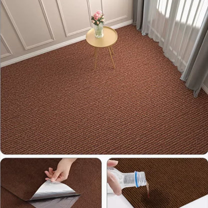 40cmX3m Kitchens Bedroom Rug, Water Uptake Home Decor Self-adhesive Room Decoration Bathroom Rugs, Solid Color Carpet For Living Room