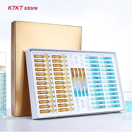 60 Pieces Niacinamide Moisturizing Essence Anti-Wrinkle Pore Minimizer Skincare Acne Treatment Anti-Aging Oil-Control Face Serum