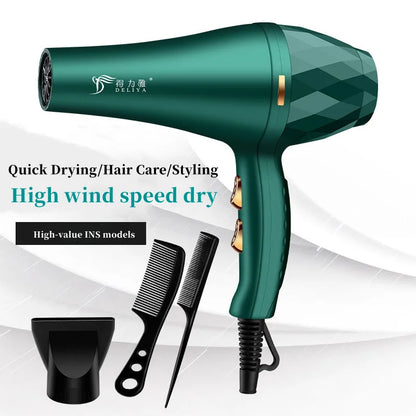 New Generation High-Speed Hair Dryer 2400W High-Power Blue Light Negative Ion Ultra Silent Recommended For Home Hair Salons