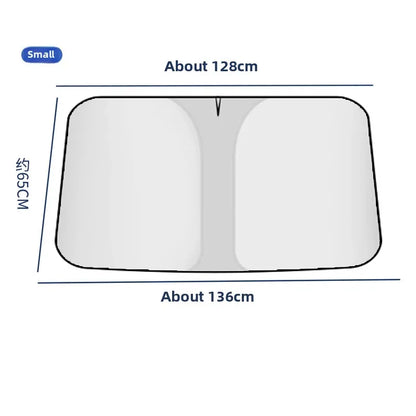 Car Window Sunshade Cover, Sun Shade, Windshield Visor Protector Windscreen Folding, Auto UV Protection Curtain Styling Accessories