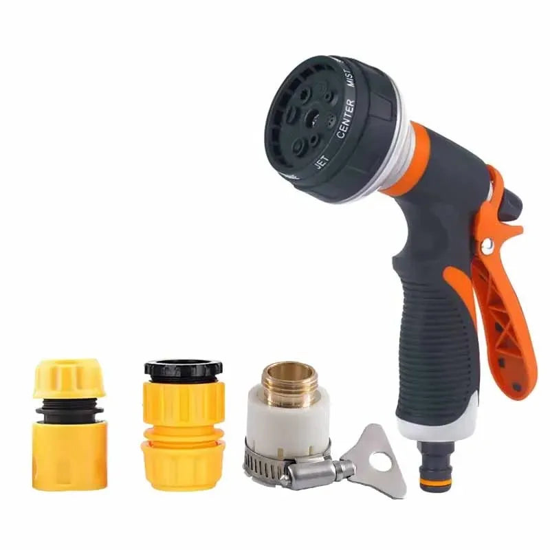 Watering gun, sprinkler head, garden watering tool, vegetable watering, gardening, household water pipe, hose
