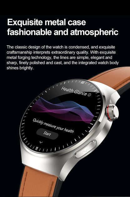 New Nursing Grade Smart Watch, Blood oxygen Blood Lipid Uric Acid ECG+PPG Body Temperature Bluetooth Call Health Smartwatch, Apple Health