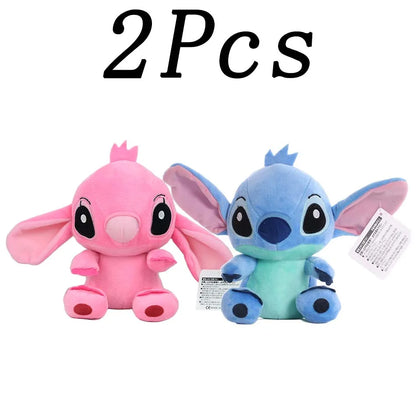 2028 New 12cm 20cm 25cm Stitch Stuffed Plush Models Cartoon Stuffed Plush Dolls Anime Plush Baby Toys Kawaii Kids Birthday Gifts