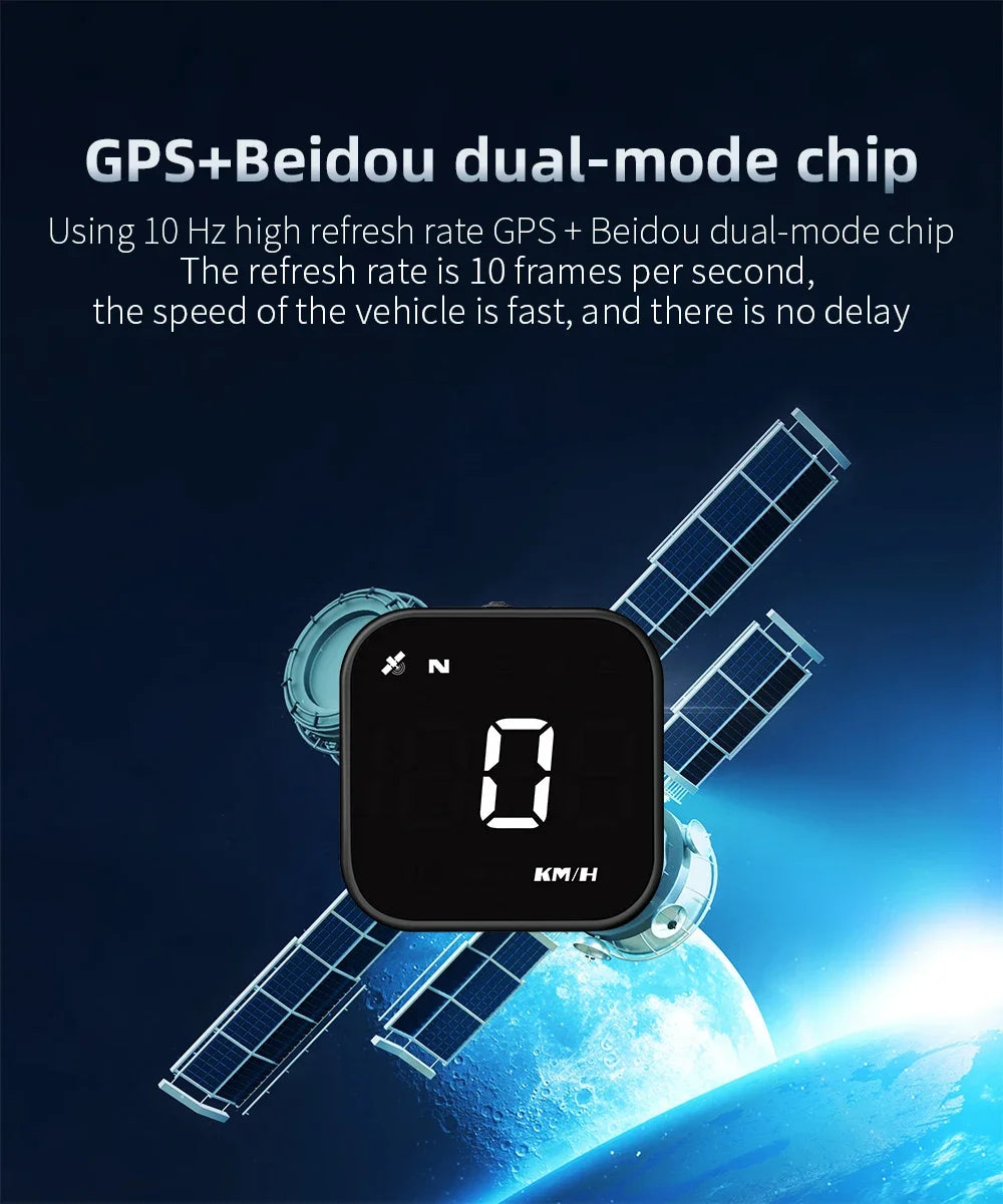 G4S GPS Smart Gauge Head-Up Display for HUD Auto Computer Speedometer Display KMH MPH Time Compass Car Electronics for All Cars