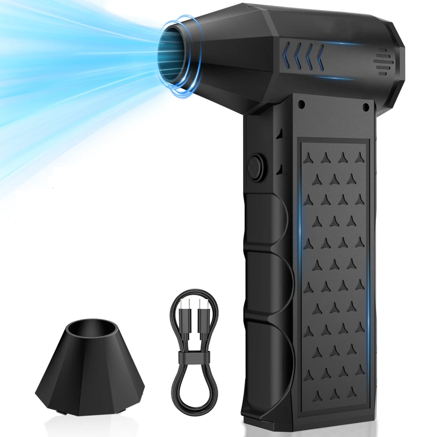 Brushless Wireless Jet Fan Turbo 110000rpm Air Blower For Car Cleaning With LED Light Digital Display Portable Outdoor BBQ Use
