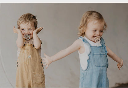 Silicone Baby Pacifier, Food Grade Silicone, Newborn Soother Solid Color Dummies Silicone Nipple For Bebe, 2PCS, Modabebe