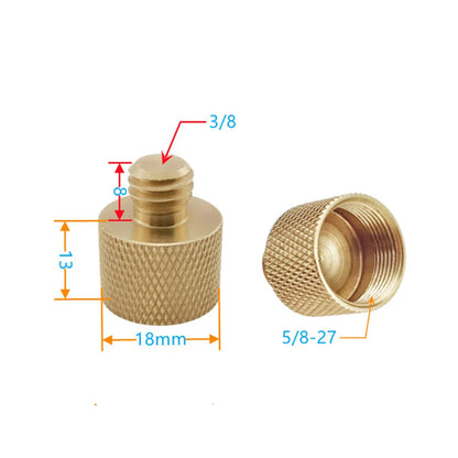 Microphone Holder Extended Rod 5/8"-27 5/8 1/4 3/8 Male Female Screw Converter Adapter Mic Stand Mount Tripod Camera Conversion