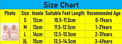 Autumn Winter Warm Baby Slippers, Toddler Plush Floor Sock Shoes, Boys Girls Soft Anti-slip Walking Shoes, Indoor Home Kids Socks