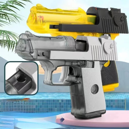 Summer Water Gun, Non-Electric, High-Pressure, Fully Automatic Shooting, Water Beach Toy Gun for Kids, Children, Boys, Girls