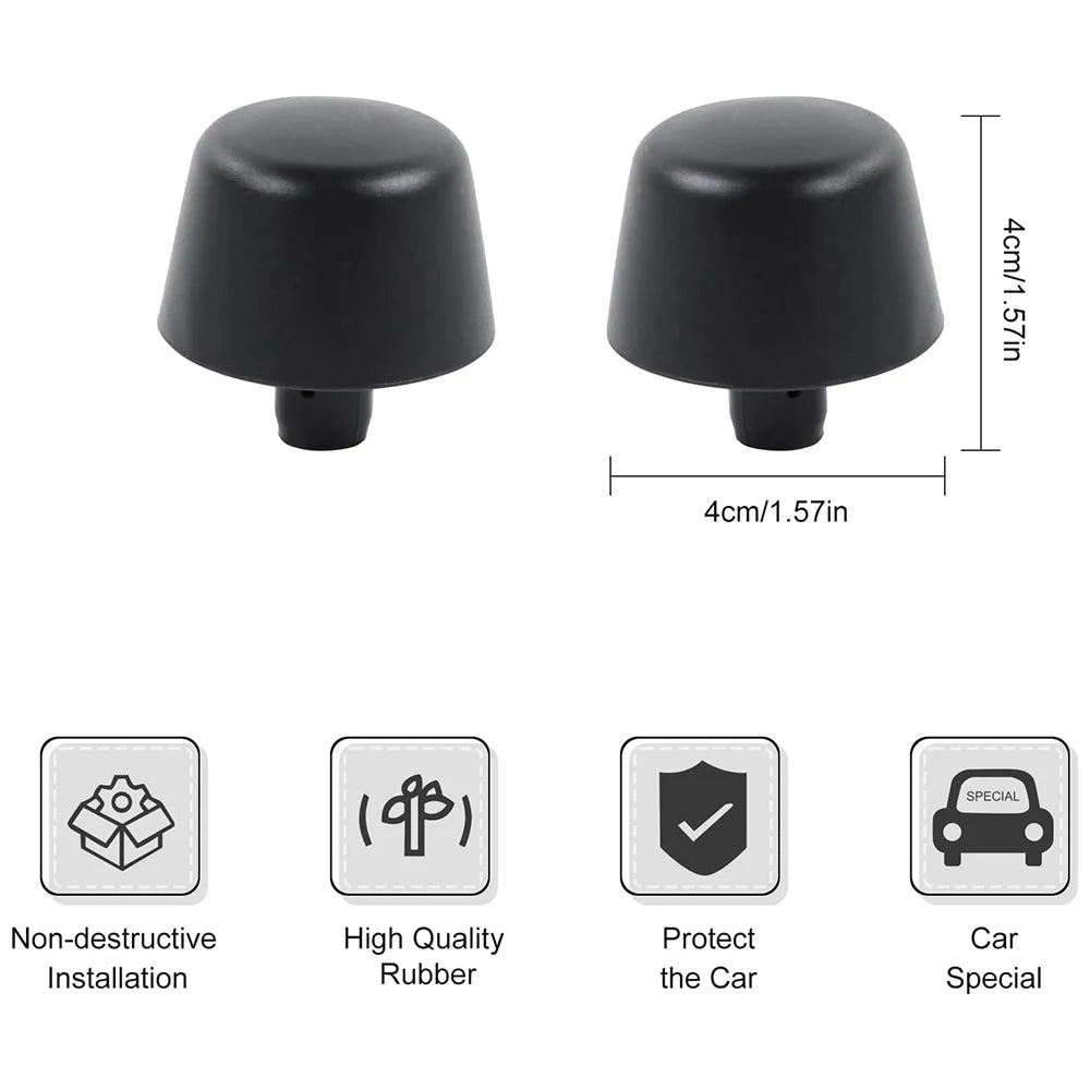 Rubber Hood Bump Rest Stop Bonnet Bumper Cushion for Jeep Wrangler JK 2007-2017 Auto Replacement Parts Car Engines Accessories