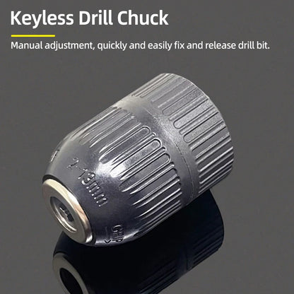 1Pc 1.5-10mm OR 0.8-10mm 1/4" Hex Shank Drill Chuck Keyless Drilling Quick Change Bit Adapter Converter Woodworking Power Tool