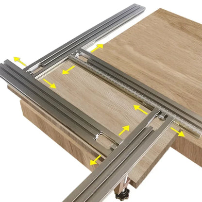 Trimming Machine Milling Groove Engraving Guide Rail Multi-functional Adjustable Backing Auxiliary Guide Bracket Woodworking Tool