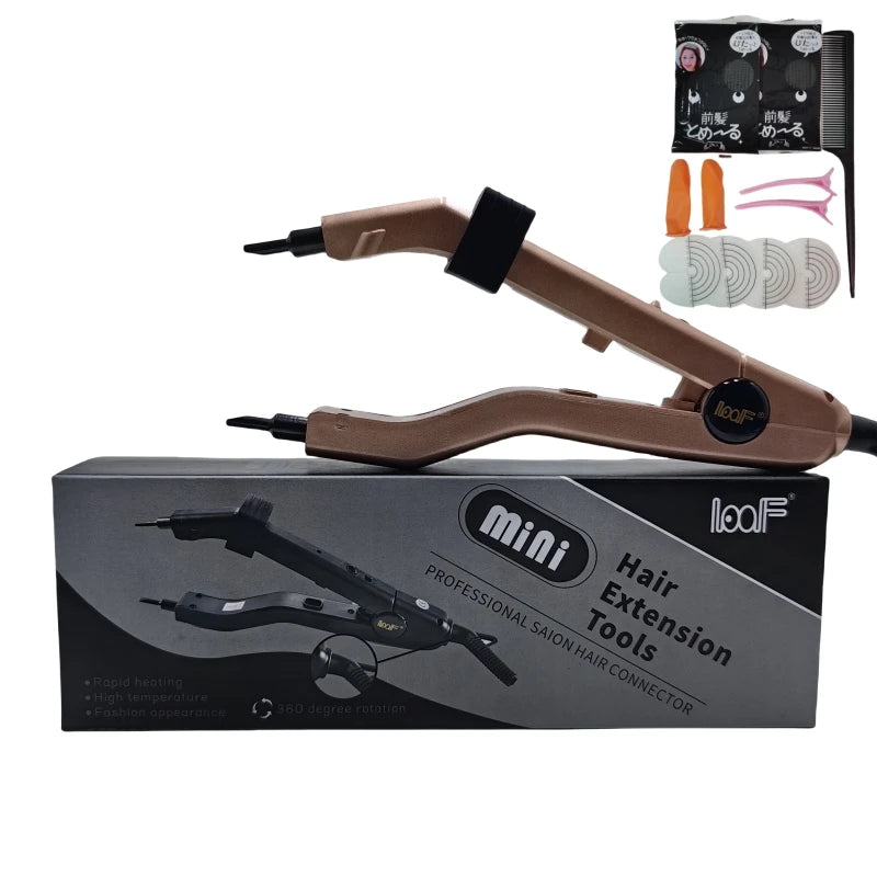 L609 A/B /C Adjustable Extension Tongs 1 Pcs Fusion Iron Hair Connectors Keratin Bonding Keratin Welding Machine Hair Salon Tool