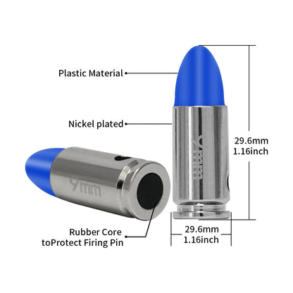 9MM Dummy Round Practice Training Bullets 10/20pcs