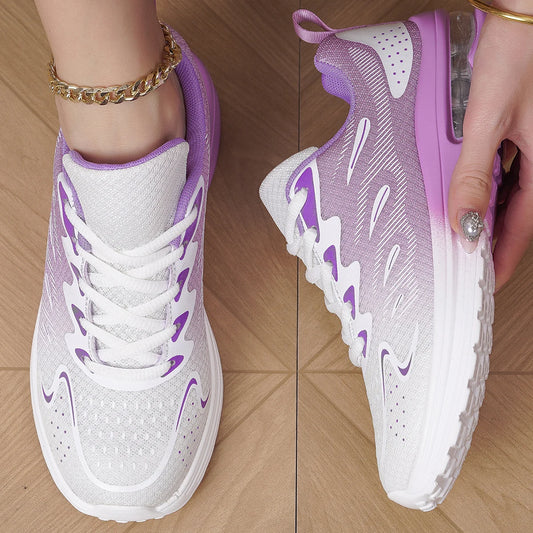 Sneaker Women's Walking Shoes Women's Fashion Air Cushion Mesh Breathable Tennis Sport Shoes