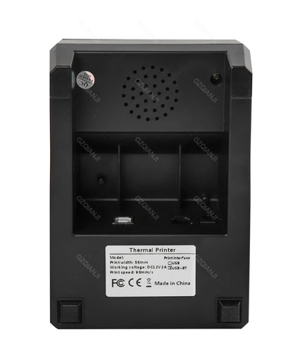 58MM Desktop POS Cashier Printer USB Bluetooth Thermal Receipt Printer Restaurant Sales Kitchen Bill Printing for Mobile Windows
