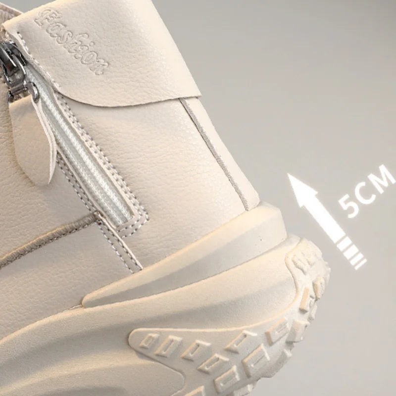 Women's Sneakers, Luxury Fashion Womens Boots, High-top Platform Casual Shoes, New Female Outdoor Running Shoes, Winter Women Shoes