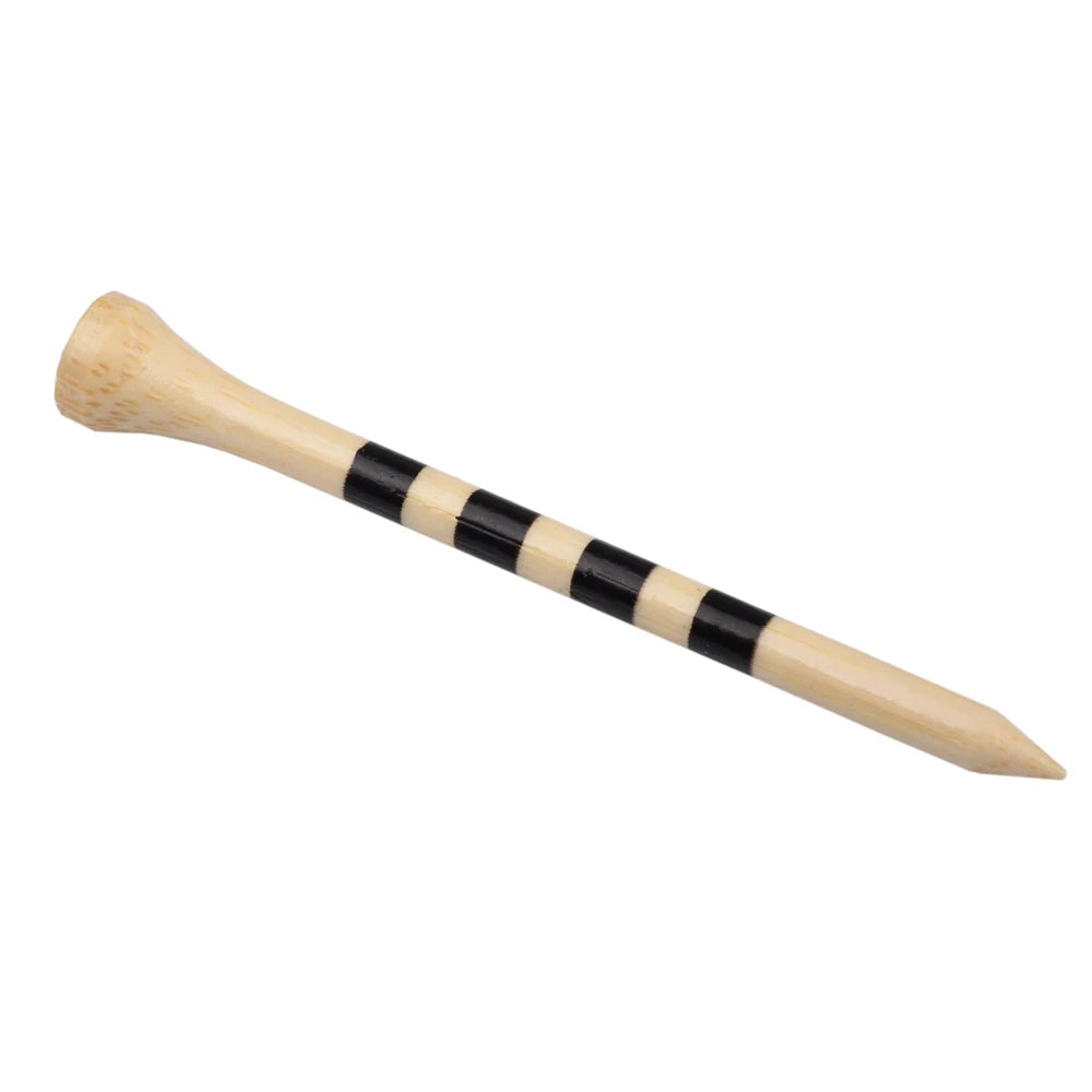 100pcs/bag professional bamboo golf Tee, the strength is 5 times that of ordinary Tee, more durable and more stable