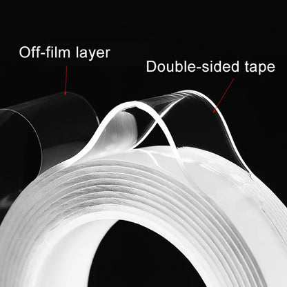 Nano Tape Extra Strong Double-sided Adhesive Tape, Waterproof Transparent Decorative Tape, Thickened Reusable Tape Tools For Home