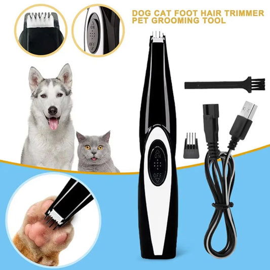 Electrical Pet Clipper Professional Grooming Kit Rechargeable Pet Hair Trimmer Shaver Set Animals Hair Cutting Machine Low-Noise