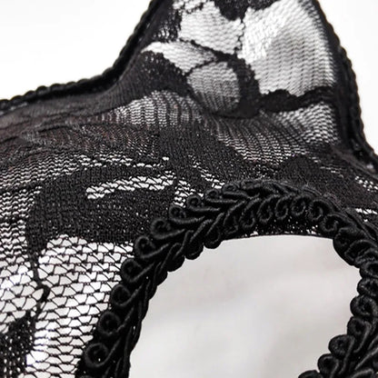 Sexy Lace Mask For Women Masquerade Party Props Halloween Cosplay Costume Accessories Half Face Cover Mask Animals Cat Eye Mask