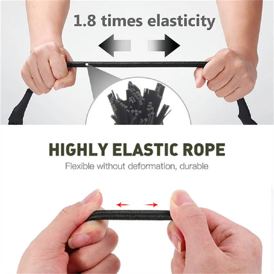 5Types, Stretch Elastic Ropes, 8MM Bungee Cords With Hooks, Lightweight Bikes Tie, Car Luggage Packing Roof Rack Strap
