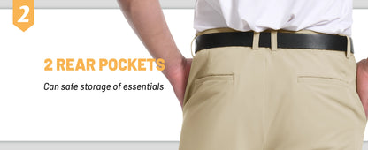 Golf Quick Dry Shorts, Men Stretch Lightweight Dress, Work Casual Shorts with 4 Pockets, Flat Front Hiking Shorts, TACVASEN