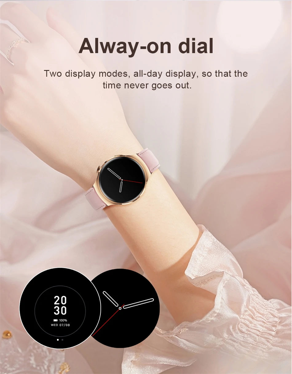 New GPS NFC Bluetooth Call Smartwatch, Women Watch, 4 mini Sports Track, Heart Rate Oximetry Monitoring Health Smartwatch For Woman