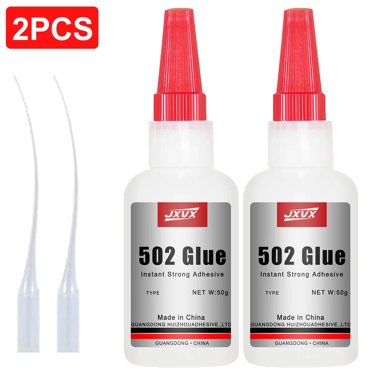 50/20g Multi-purpose 502 Instant Strong Super Glue Universal Superglue Mighty Instant Glue for Resin Ceramic Metal Glass Fast Dry