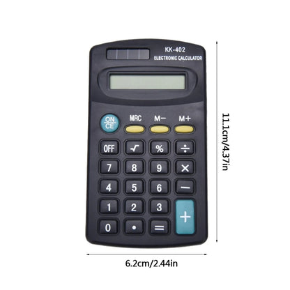 8-Digit Standard Electronic Calculators, Battery-Powered Calculator with Large LCD Display for Office, Home, School Use