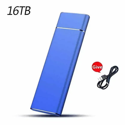 Mini USB SSD portátil 256 TB 1 TB 2 TB de alta velocidad original de almacenamiento masivo SSD USB3.0 Disco duro externo para ordenador portátil SSD