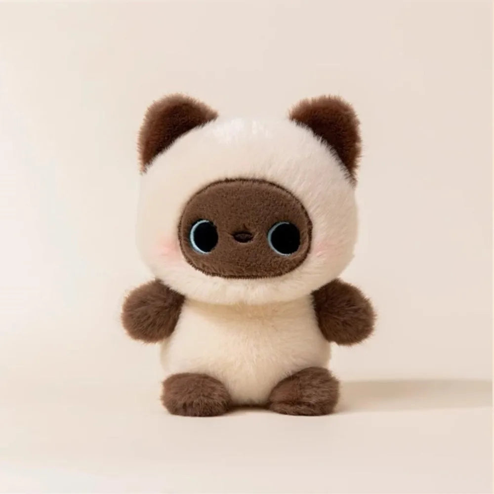 Cute 16cm Plush Companion Doll Capybara Elephant Stuffed Animal Pillow Super Soft Bear Animal Plush Toy Sleeping Gift