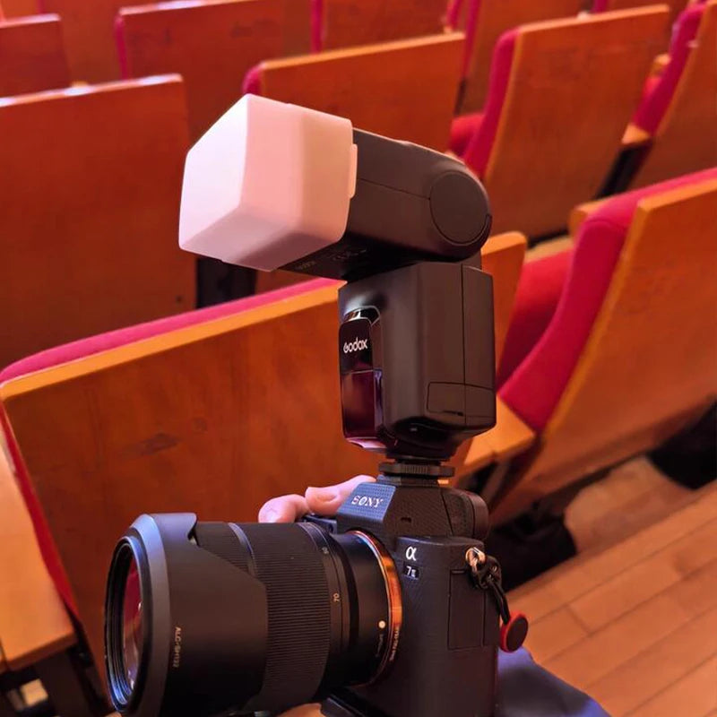 For Godox V1 IM30 IM20 IM22 iA32 it30pro Flash Only Compatible with White Blue Yellow Diffuser Soft Box Case Diffuser