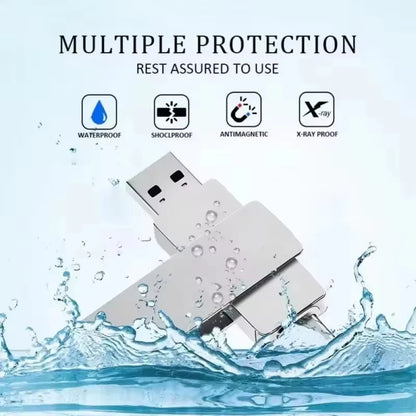 Nueva unidad flash USB 3.2 de 16 TB, transferencia de alta velocidad, pendrive de metal, tarjeta de memoria, disco flash, memoria a prueba de agua, Stick 2026