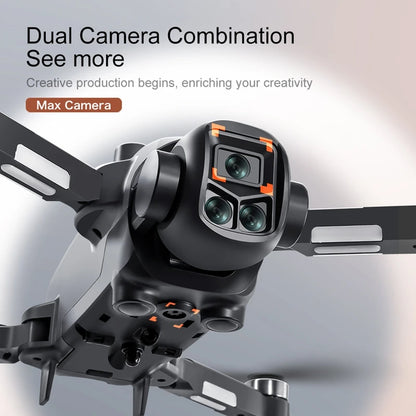2026 V156 MAX Drone 8K HD 5G WIFI GPS Screen RC Dual Camera Intelligent Obstacle Avoidance Brushless Power Toys Drone Gift 2026