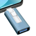 New 4 in1 512GB 256GB for iPhone USB 3.0 Flash Drive 2TB 1TB Android TYPE-C PenDrive Mobile Micro USB Memory Stick Drive