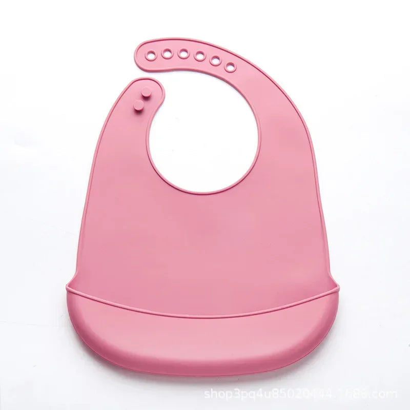Silicone Baby Bib Waterproof Saliva Dripping Banana Bibs Newborn Feeding Soft Edible Aprons Baby Adjustable Burp Scarf