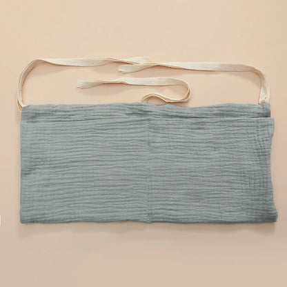 100% Cotton Baby Crib Storage Bag Multifunctional Newborn Bed Headboard Organizer For Kids Baby Bedding Diaper Bag