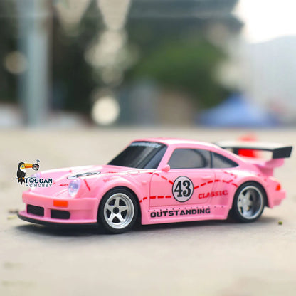 New RC Drift Car, Upgraded Gyro 1/43 Racing RTR 4WD Four-wheel Drive High Speed Radio Control Model 2.4g, Drift Race Car Mini Gift