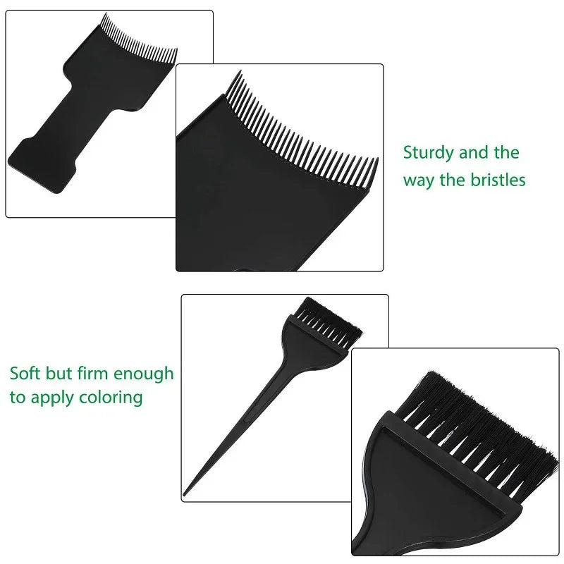 Professional Salon Hair Highlight Dyeing Board Plate Coloring Brush Comb Barber Hairdresser Styling Design Hair Styling Tools