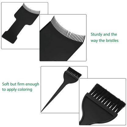 Professional Salon Hair Highlight Dyeing Board Plate Coloring Brush Comb Barber Hairdresser Styling Design Hair Styling Tools