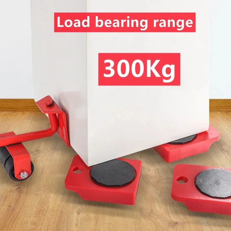 Multipurpose Furniture Mover Set, Heavy Duty Rollers Dolly For Effortless Moving & Lifting, 360 degree Rotation Rollers