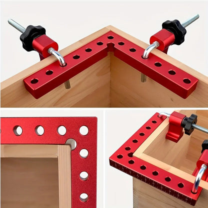 120/140mm Right Angle Fixing Clip 90 Degree L-shaped Auxiliary Fixture Positioning Panel Fixing Clamp Woodworking Clamping Tool