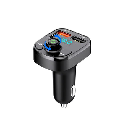 Bluetooth 5.0 Fm Transmitter Car Wireless Fm Radio Modulator Car Kit Dual USB Car Charger Adapters FM Transmitter Receiver