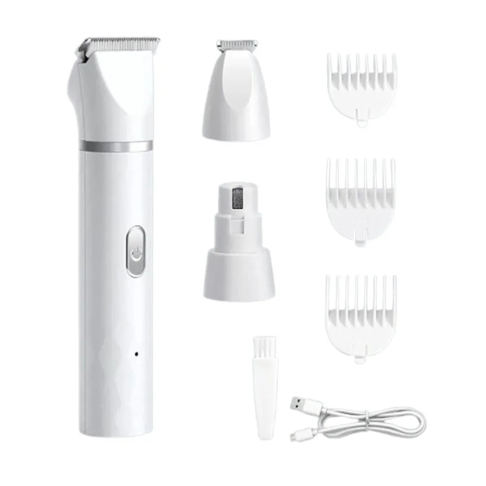 Professional Pet Electric Hair Clippers Waterproof USB Charging Dog Hair Clipper Silent Cat Grooming Clippers for Cats and Dogs