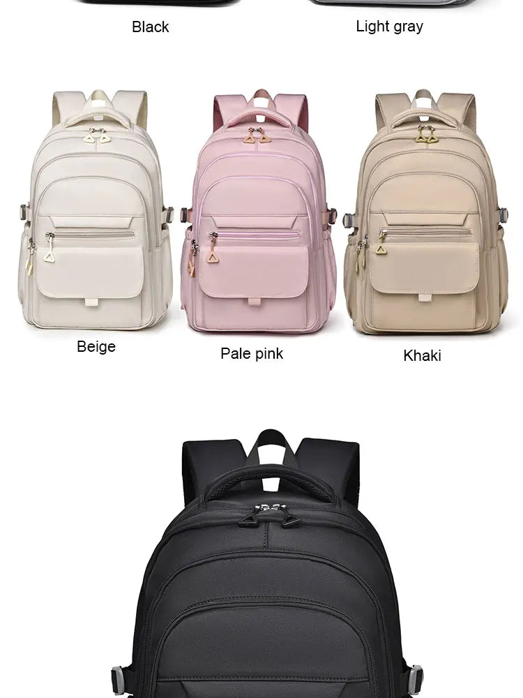 A Multi-layer Waterproof and Stylish Oxford Backpack, Large-capacity Simple Commuter Out-of-town Student Backpack